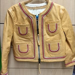 Dsquared Leather Jacket size 40