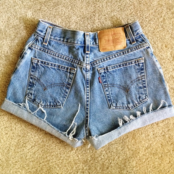 Levi's Denim - Levi's Vintage High Waisted Denim Shorts 26