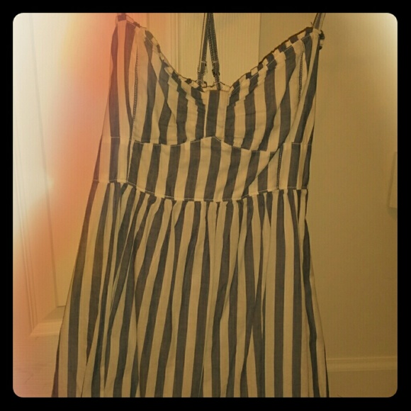 Summer Blue Stripped Dress