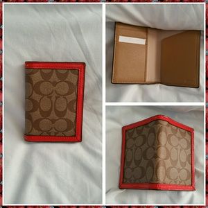 Coach passport wallet