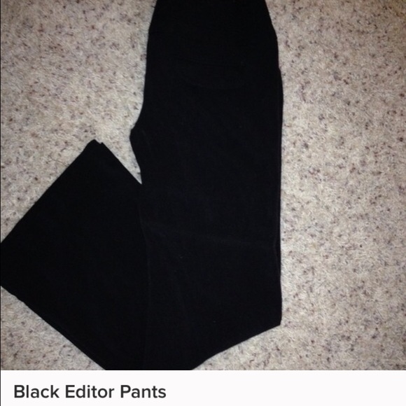3 pair of black editor pants hold for @bossa06