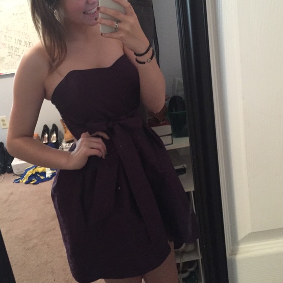 Plum Purple Bridesmaids Dress