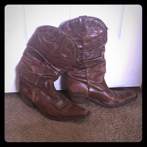 Steve Madden Slouch Cowboy Boots 6.5