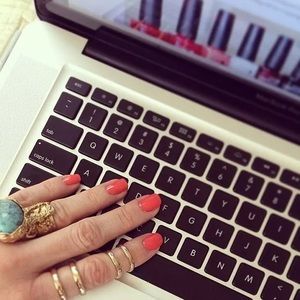 Bauble Bar Gold Double Cage Ring Set, Size 8