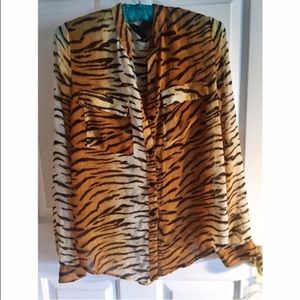 Tiger striped blouse