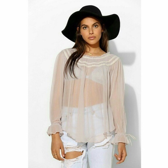 Kimchi Blue Sheer Blouse
