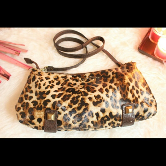 Jessica Simpson Leopard Print Shoulder Bag