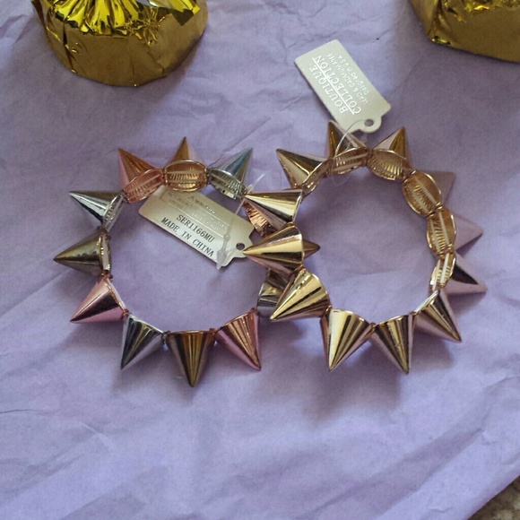 Punk spike bracelets