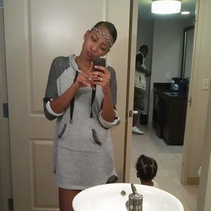 Gray sweater dress/shirt