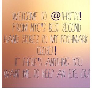 Thrifted, secondhand, I love NYC, etc