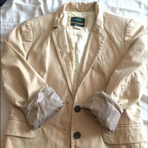 J.Crew cream Blazer