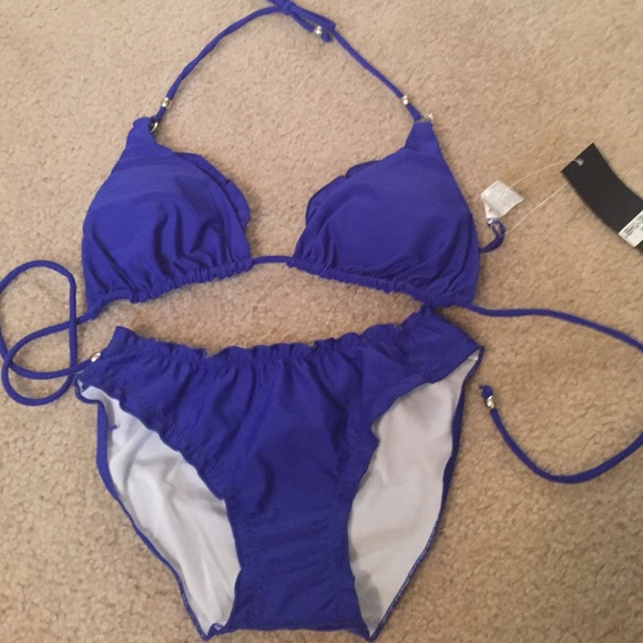 BRAND NEW, blue swimsuit