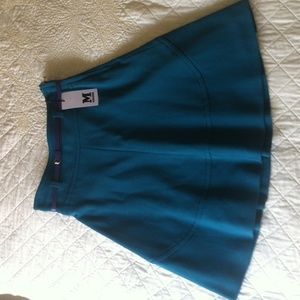 Sold!!!!!!Missoni classic belted A-line Teal skirt