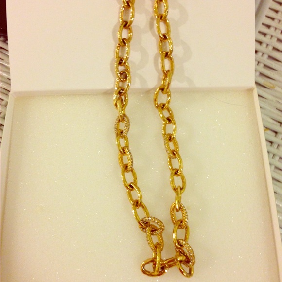 Gold Christina Link Necklace Stella and Dot