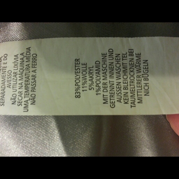 Yellow black gray white trench coat - Picture 4 of 4