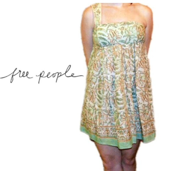 Floral One Shoulder Free People Dress