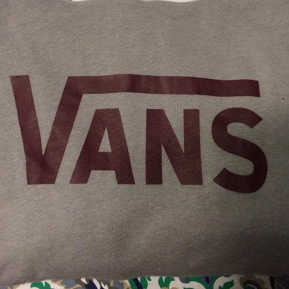 Vans Tops - Gray and maroon Vans sweatshirt