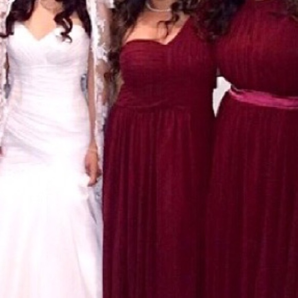 Holiday or wedding bridesmaid dress in plum 30