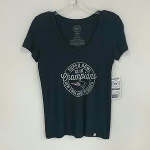New England Patriots  v-neck 47 Brand
