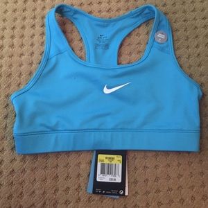 NWT blue Nike sports bra