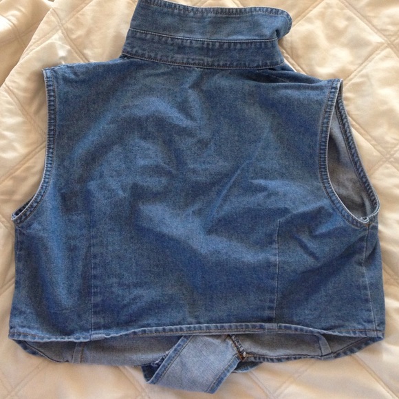 Old school vintage Jean crop top - Picture 4 of 4