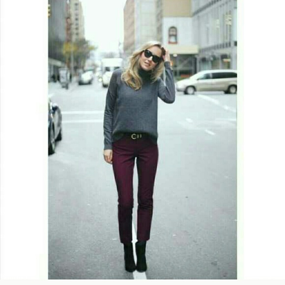 Burgandy pants