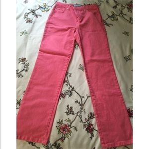 Coral pants