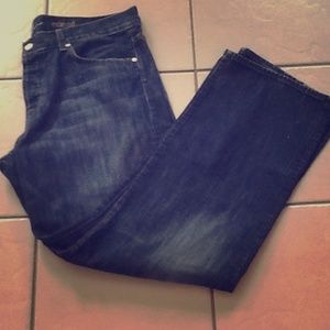 NEW Mens 7 for all mankind size 36 jeans 32.5 long