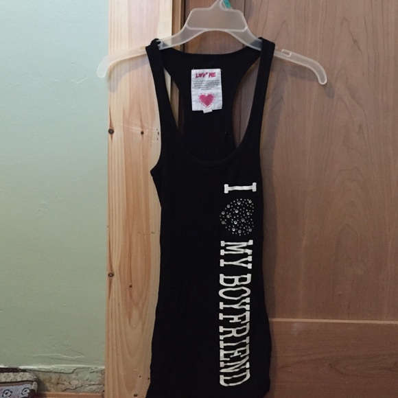 I love my boyfriend tank top