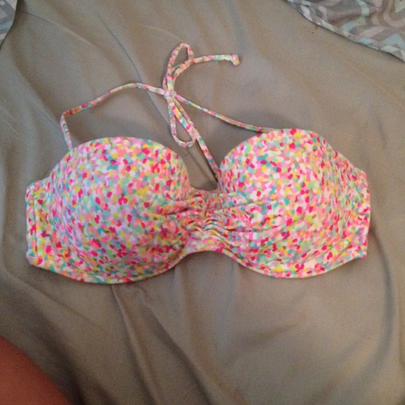 Victoria's Secret speckled bikini top