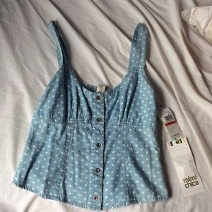 Printed Heart Top
