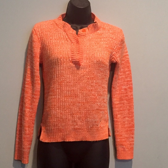 H&M -- Orange long sleeve sweater