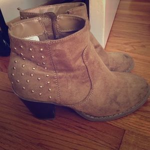 Cute brown booties