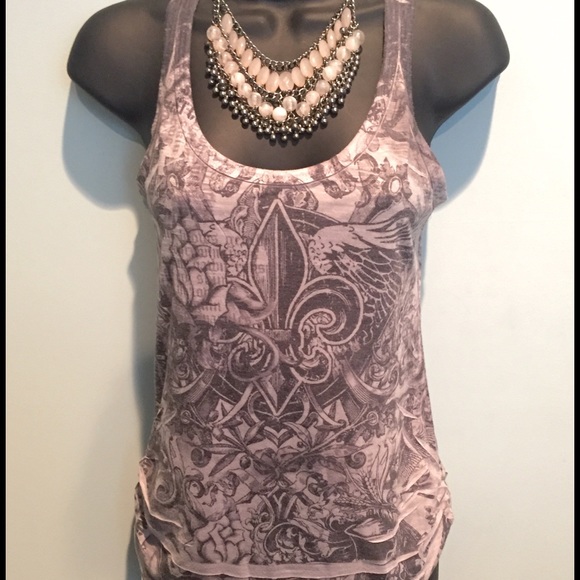 Racer-back   Fleur di Lis   Tank Top