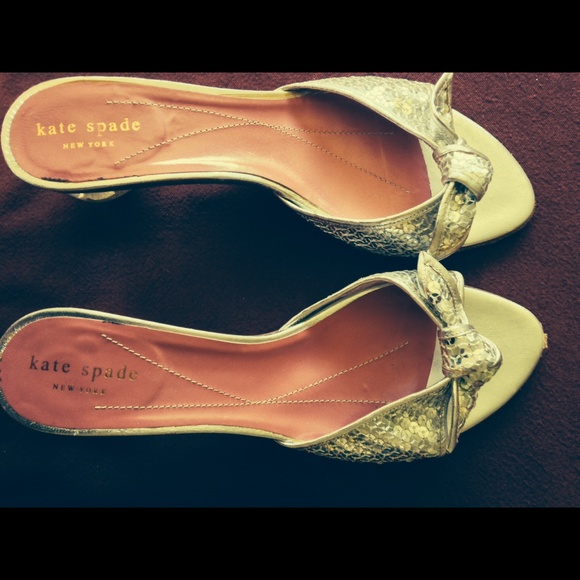 Kate Spade slip on heels