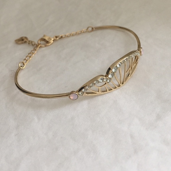 Swarovski butterfly wing bracelet
