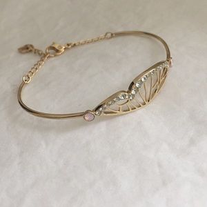 Swarovski butterfly wing bracelet