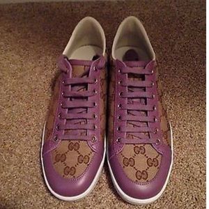 Monogram gucci sneakers