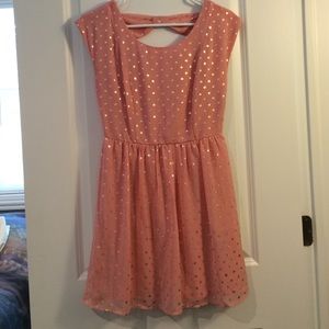 🌻reserved🌻 🎉host pick🎉 Pink and gold dress 💕