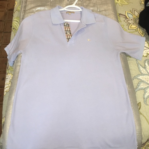 Light blue Burberry Men's shirt size small