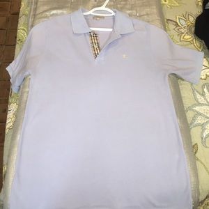 Light blue Burberry Men's shirt size small