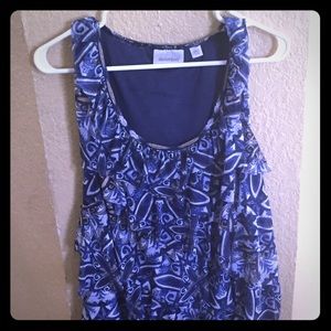Avenue blue top