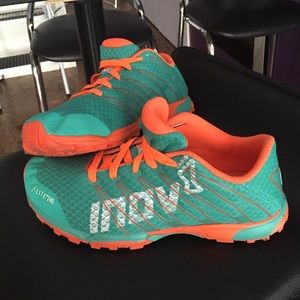 Inov-8 Teal/Flame f-lite 240 women's size 9.5