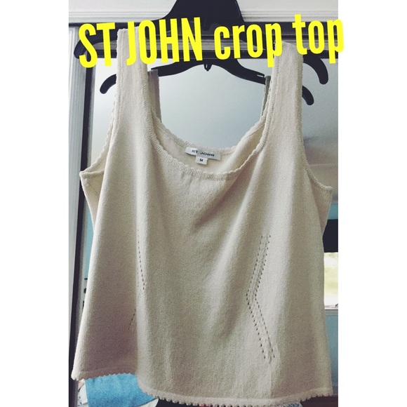 ST John creme croptop