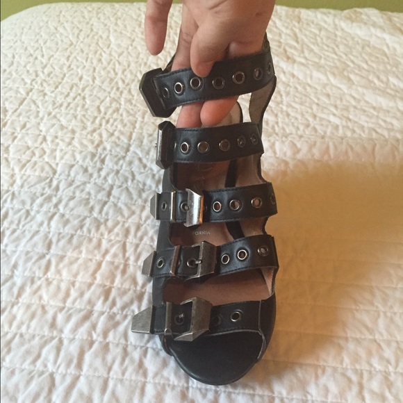 Jeffrey Campbell buckle heels