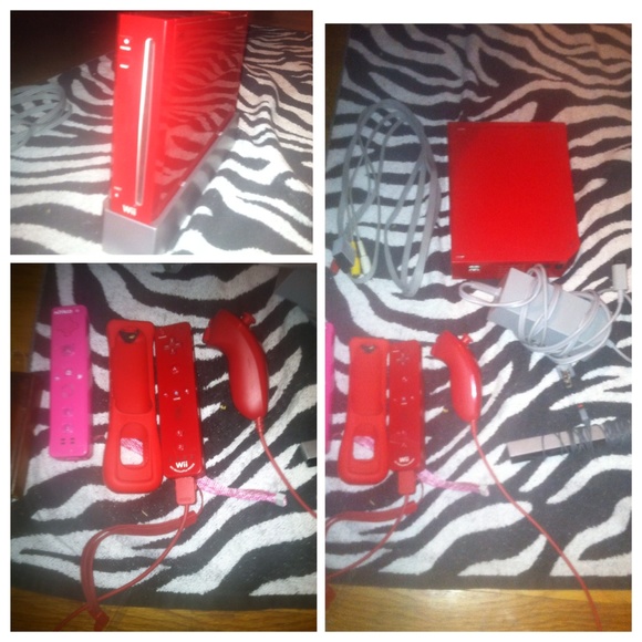 wii game red.
