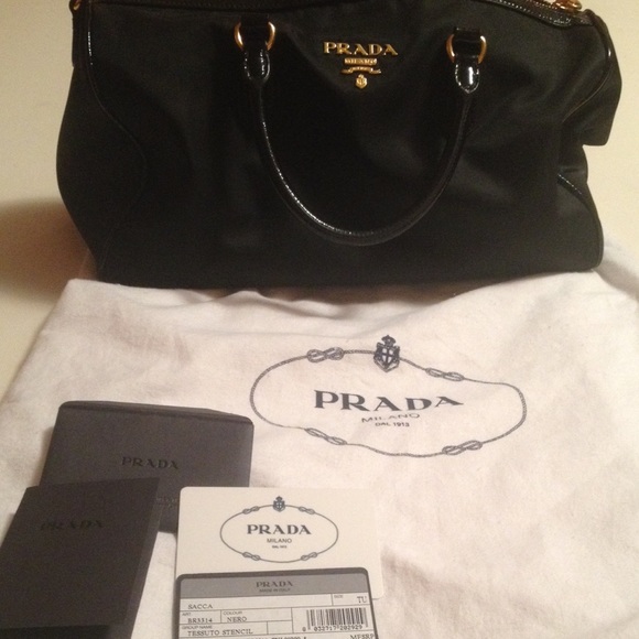 Prada Tessuto Stencil Bag