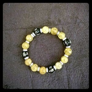 Beaded prayer bracelet
