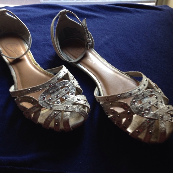 Girls Candies Ballet Flat w/Ankle Strap
