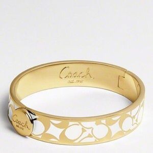Authentic gold coach bracelet